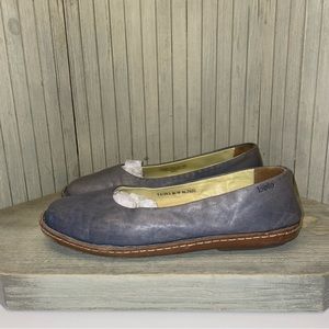 Bolo Gray Flat Loafers Made in Italy 7.5M/38.5M